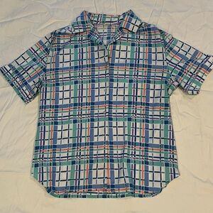 70s Vintage Bowler style button down 🩵